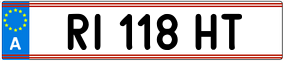 Truck License Plate